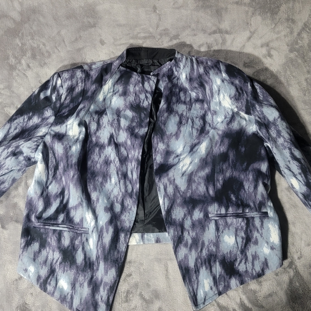 Karashian Kollection Black Velvet Jacket Bolero Size XL